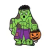Broche de Esmalte de Abóbora Animal de Desenho Animado Novidade Divertida Perfeito para Decoração de Halloween Presente Acessório para Mochila Roupas