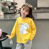 Camiseta de Manga Larga 100% Algodón para Niños Estilosa de Dibujos Animados Base para Bebé Nuevo Otoño 2026 Top de Primavera/Otoño para Niñas