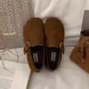 Novos Sapatos Birkenstock Retrô 2026 para Mulheres, Mocassins Slip-On de Solado Grosso, Tamancos Casuais Versáteis de Bico Fechado para Mulheres