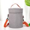Bolsa Térmica de Tela Oxford Hecha a Medida de Fábrica, Bolsa Portátil Transfronteriza para Lonchera, Bolsa de Almuerzo, Bolsa de Hielo, Bolsa Térmica, Bolso Redondo Tipo Cubo, Impermeable