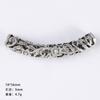 Acessórios de Yiwu mais vendidos liga brilhante cotovelo longo prata antiga pulseira colar pingente corrente clavicular liga faça você mesmo
