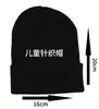 Gorro de Lana Tejido Exclusivo para Niños de Comercio Exterior para Otoño e Invierno, Gorro Unisex para Niños y Niñas, Versátil y Cálido