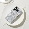 Capa de Celular Popular no Sudeste Asiático, Novo Estilo Chinês Porcelana Azul e Branca Cenário de Paisagem Capa com Película Magnética para iPhone 17 Apple 18