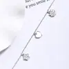 Pulseira de Prata Esterlina 925 Estilo Coreano Gato Fofo Pata de Gato Zircônia para Meninas Acessório Pequeno Exquisito Design de Nicho Pulseira de Coração