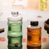 Garrafas de Chá com Leite, Garrafas de Vidro para Sucos e Bebidas, Mini Recipientes para Café, Garrafas de Vinho de Frutas, Reutilizáveis para Uso Doméstico, Para Levar, Capacidade Pequena