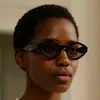 2026 Nuevas Gafas de Sol Poligonales Elegantes de Moda Europea y Americana Montura Pequeña Protección UV Estilo Callejero Gafas de Sol de Alta Gama Selección de Influencers