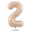 Globo blanco leche estilo Ins de 32 pulgadas, color crema, de aluminio digital, ideal para fiestas de cumpleaños infantiles y adultos.