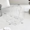 Soporte de Acrílico Corrugado para Escritorio de Oficina Adornos Creativos para Ver TV Funda de Teléfono Móvil para Computadora Soporte para Tableta
