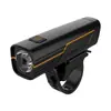 Farol de Bicicleta Digital Inteligente com Sensor de Luz, Luz para Ciclismo com Carregamento Tipo-C, À Prova d'Água, Antirreflexo, Alto Brilho para Pedalar à Noite
