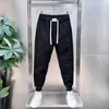 Pantalones Casuales de Pana de Moda Versátiles con Forro de Felpa para Otoño e Invierno para Hombre, Corte Holgado, Joggers de Pana Rayados Estampados de Moda