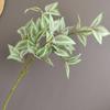 Planta de Simulación Bambú Hierba Hierba Mancha Roja Ojo de Hierba Ceja Hoja Bambú Colgante Diaolan Cafetería Hotel Pared de Plantas Boda