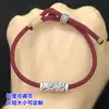S999 Plata de Pie Retro Transportador Xiangyun Barril Cuentas Espaciadoras Cuerda de Mano Tejida Pulsera Collar Accesorios DIY Hechos a Mano