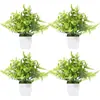 Amazon Novo Produto Paisagem Árvore Pequena Planta Falsa Artificial Vaso Bonsai Decoração de Mesa Interna Planta Verde de Plástico Transfronteiriço
