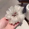 Goma de Pelo de Malla Burbuja Coreana para Mujer, Diadema Exquisita de Alta Gama, Goma de Pelo de Organza, Banda Elástica para el Cabello, Accesorio para el Cabello