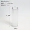 Molde Redondo para Velas de Rayas Finas con Dientes Finos, Molde para Velas Perfumadas, Molde de Plástico Acrílico para Piezas de Velas Rayadas