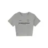 Camiseta Trendy Estilo Americano Picante de Manga Corta para Mujer, Nuevo Diseño de Letras Americanas para Verano, Top Ajustado