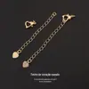 Corrente de Extensão em Prata S925 com Fecho Lagosta DIY Pulseira de Pérolas Colar Corrente de Fecho Final Não Desbota Acessórios