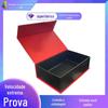 Caixas de Presente Flip-Top Personalizadas Transfronteiriças, Caixas de Presente Flip-Top Vermelhas Personalizadas em Formato de Livro para Joias, Customização de Fábrica Completa