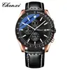 Reloj de Moda para Hombre Chenxi Reloj Multifunción Cronógrafo Deportivo para Exteriores Cronómetro Luminoso Moderno Correa de Acero Reloj de Negocios para Hombre