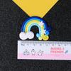 Yunduo Argila Macia Arco-Íris Acessórios de Resina Cola Cremosa Simulada Capa de Celular com Diamante Material DIY Beleza para Celular
