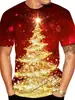 Camiseta deportiva de manga corta 3DT con estampado digital para jóvenes hombres europeos y americanos, gran venta en Amazon AliExpress, comercio exterior transfronterizo.