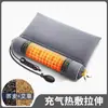 Almohada Cervical de Artemisa con Combinación Desmontable de Moxibustión, Almohada Inflable Eléctrica Calefactora para Cuello, Almohada Cervical de Masaje