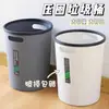 Cubo de basura doméstico para baño, cocina, dormitorio, sala de estar, uso creativo en oficina, cesta simple para papel higiénico de clasificación