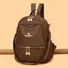 Mochila transfronteriza para mujer, estilo coreano, nueva moda otoño 2026 PU, personalizada, para el trabajo y los desplazamientos, mochila de viaje para mujer, moderna