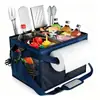 Caja de Almacenamiento para Barbacoa Amazon Impermeable y Resistente al Desgaste Bolsa para Herramientas de Parrilla Caja de Herramientas Gruesa para Camping al Aire Libre Picnic