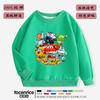 Roupas de desenho animado suéter infantil outono e inverno Novo forrado com lã engrossado quente casual top casaco da moda para meninos e meninas
