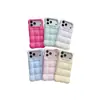 Funda de Silicona Líquida Dopamine Cloud para Apple 18 Pro Max, Patrón de Nube 3D para iPhone 17