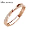 Pulseira de Moda Transfronteiriça com Design Geométrico, Pulseira de Zircônia Banhada a Ouro para Mulheres, Estilo Casual e Versátil