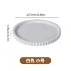 Bandeja Redonda de Encaje de Venta Caliente Transfronteriza Adorno de Decoración para Sala de Estar en Casa Estante de Almacenamiento de Aromaterapia de Silicona de Estilo Nórdico de Moda