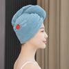 Touca Seca-Cabelo de Veludo Coral Personalizada para Pedidos Pequenos, Turbante Macio e Absorvente, Impressão Personalizada, Bordado de Logo, Modificação e Modificação de Material