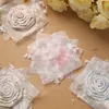 Fada da Vida de Início de Primavera Renda Gaze Rolo Flor Rosa DIY Viagem Menina Corda de Cabelo Corsage Acessórios de Roupa