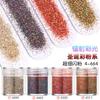 Nail art glitter lantejoulas glitter pó gradiente conjunto azul roxo 123mm misto esmalte joias material gota de cola