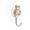 Soporte para Mopa de Acero Inoxidable 304 Transfronterizo Estante para Mopa de Baño sin Taladro Clip de Pared para Escoba Clip para Mopa