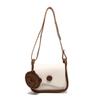 Bolsa Pequena Vintage Feminina 2023 Nova Moda Textura Elegante Bolsa de Ombro Primavera High-end All-match Crossbody Pequena Bolsa Quadrada