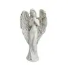 Estátua Abstrata Geométrica de Resina Oração do Anjo da Amazon para Decoração Única de Mesa de Escritório em Casa