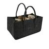 Cesta de Pic Nic de Feltro para Lenha Armazenamento Bolsa de Armazenamento Bolsa Tote Espessa Bolsa de Mão Grande Capacidade Bolsa de Presente Venda por Atacado