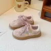 Tênis Esportivo Feminino 2026 Primavera/Outono Novo Estilo Tênis de Board Infantil Estilo Coreano Flor de Renda Estilo Princesa Menina Tênis Forrest Gump