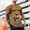Verano 2023 nuevo venta directa de fábrica transfronteriza impresión digital 3D para hombre logo de coche camiseta de secado rápido para motocicleta de carreras