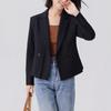 Diretamente Aprovado pelo Fabricante, Blazer Feminino Estilo Retrô para Outono, Roupa Casual e Cool para o Local de Trabalho com Aura