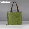 Bolsa de Papel Dupont Logo Personalizado Patrón Frotado Bolso de Lona Retro Bolsa de Papel Kraft Lavado Bolsa de Almacenamiento Bolsa de Papel Dupont