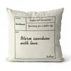 Cojín Decorativo Estampado de Líneas Minimalistas, Logo Personalizable, Cojín para Sofá del Hogar, Cojín para Cabecera, Pedido al por Mayor del Fabricante