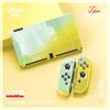 Série Aquarela 2021 Nova capa protetora fosca para Switch OLED Capa colorida dividida de TPU para NS OLED