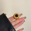 Diseño de Nicho Español Año Nuevo vintage Metal de Alta Calidad Anillo Tridimensional Exagerado Anillo Abierto