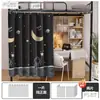 Cortinas de cama, cortinas para mesa de dormitório e cercado de cama, cortinas de dormitório, cortinas para cama de estudante, cortinas blackout para beliches inferiores e superiores