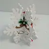 Suministros para Decoración Navideña Adornos Navideños de Madera Creativo Papá Noel Rojo Adornos Colgantes de Madera Calados