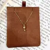 Delicado Colar Mini Chave de Bolha em Prata 925 Banhado a Ouro 18K Corrente para Clavícula Choker Exquisito Suave Elegante
